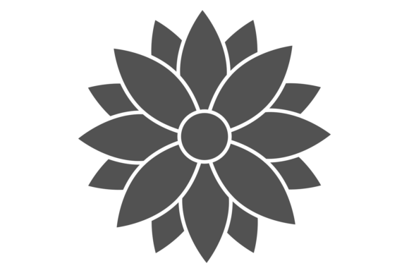 Decorative Botany Black Logo: A Bold Graphic Asset for Local Branding