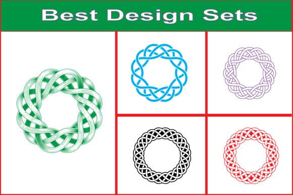 Decorative Celtic Weave Circle Art Pack: A Freebie for Creative Branding