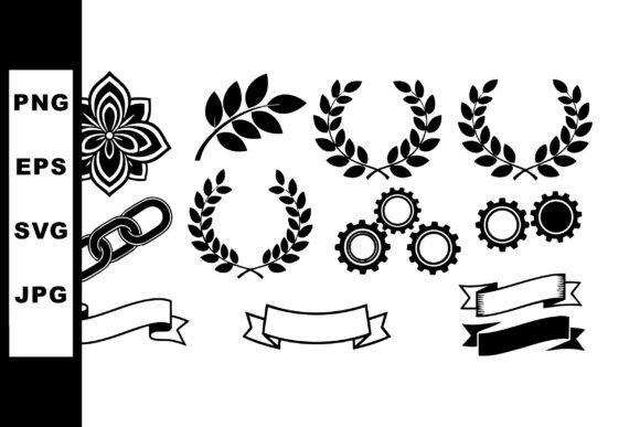 Decorative Laurel Wreaths Floral Element: A Brand Designer’s Take