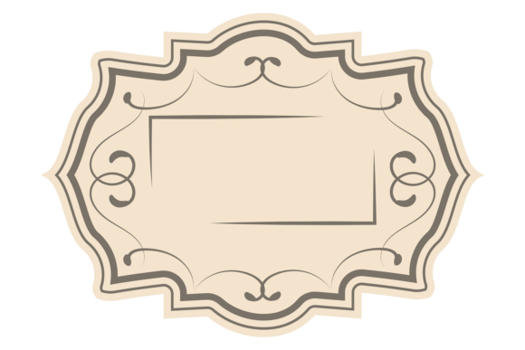 Decorative Vintage Tag Creative Template for Branding & Packaging