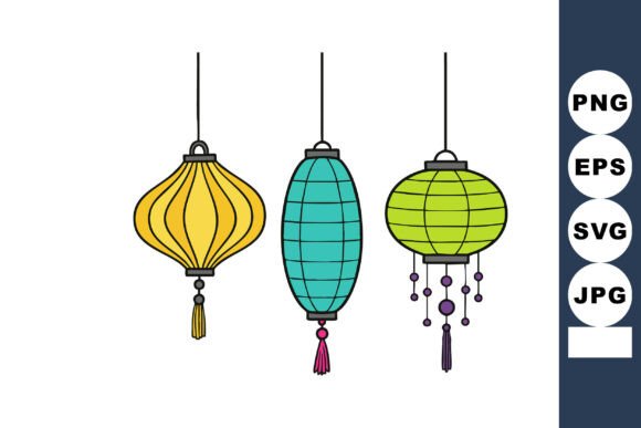 Decorative Yellow Blue Green Hanging Lan for Embroidery Projects