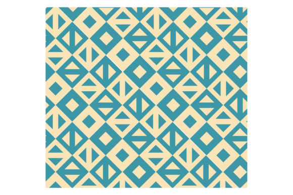 Geometric Blue Pattern