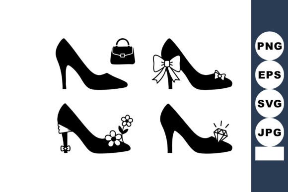 High Heel Shoes with Decorative Accesor