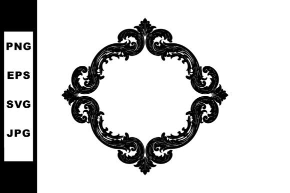 Ornate Vintage Decorative Frame Vector D: A Versatile Graphic for Creative Sellers