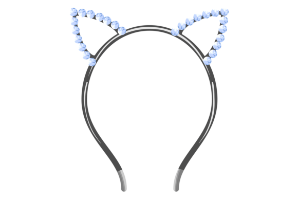 Party Hairband Decorative Ears Band Cartoon – A Versatile Graphic for Digital Sellers