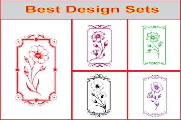 Vintage Floral Frame Decorative Vector: A Versatile Graphic Design Asset for Content Creators